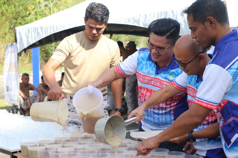 Maritim Malaysia, INTAN Kampus Sabah agih 2,500 bubur lambuk semarak Ramadan