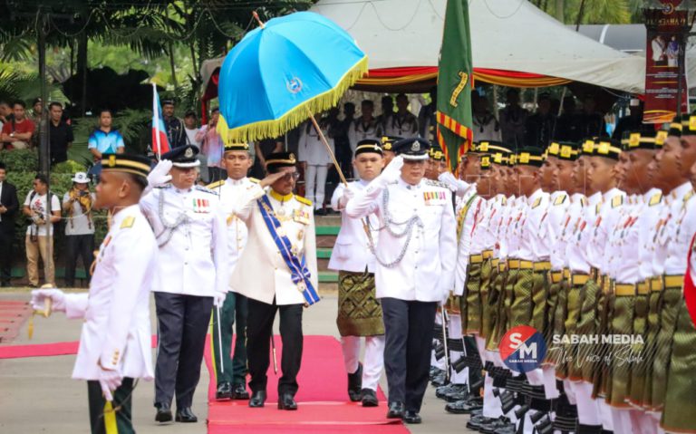 Lebih 5,000 orang hadir meriahkan Istiadat Perbarisan Hari Jadi Rasmi TYT Sabah