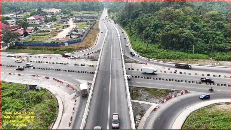 Tiada keretakan di persimpangan bertingkat Norowot, hanya ciri rekabentuk struktur