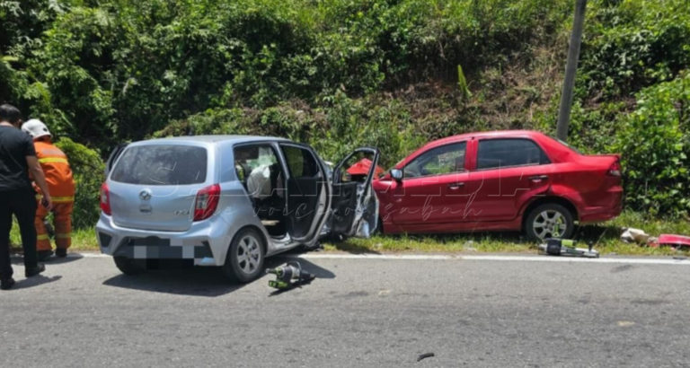 Dua maut kemalangan dua kereta di Jalan Kimanis–Keningau