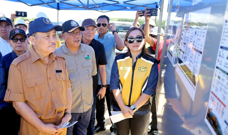 KM turun padang pantau kemajuan Projek Pan Borneo
