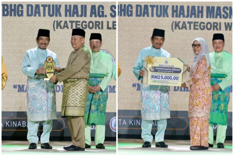 Ag Sharin,  Masnah dipilih Tokoh Maal Hijrah negeri Sabah