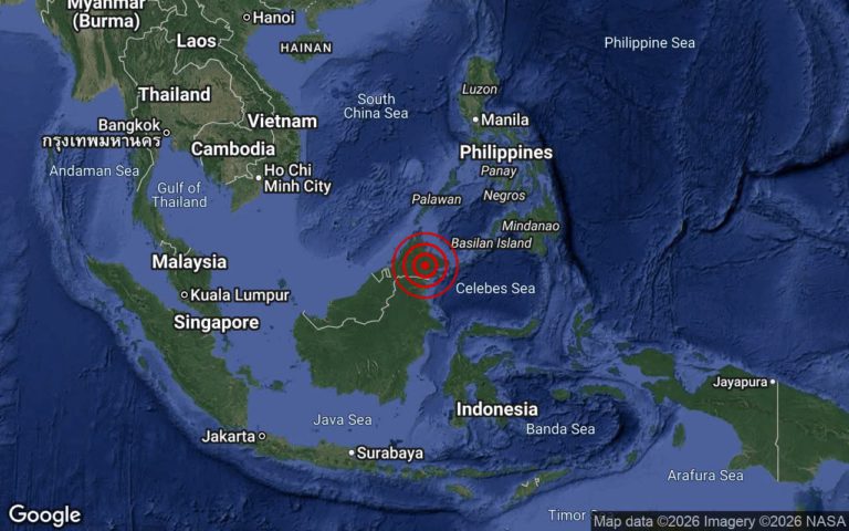Gempa bumi lemah magnitud 3.6 gegar Kuamut, gegaran mungkin dirasai di Lahad Datu