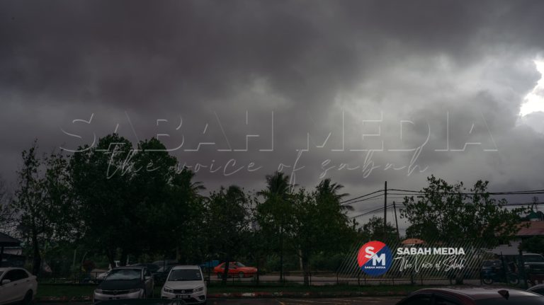Ribut petir, hujan lebat dijangka landa Tawau dan Kudat