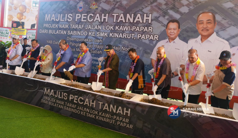 Projek naik taraf Jalan Lok Kawi-Sabindo-Kinarut-Papar bermula, siap dalam tempoh dua tahun