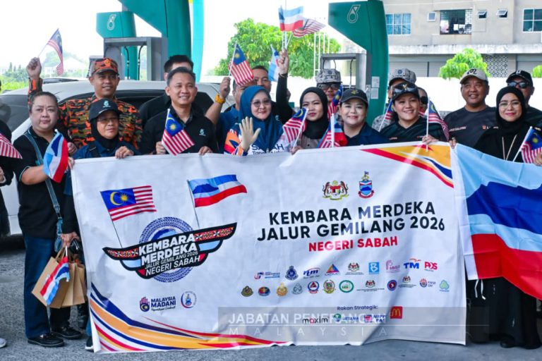 200 magnet Jalur Gemilang, Bendera Sabah diagih semarak Bulan Kebangsaan