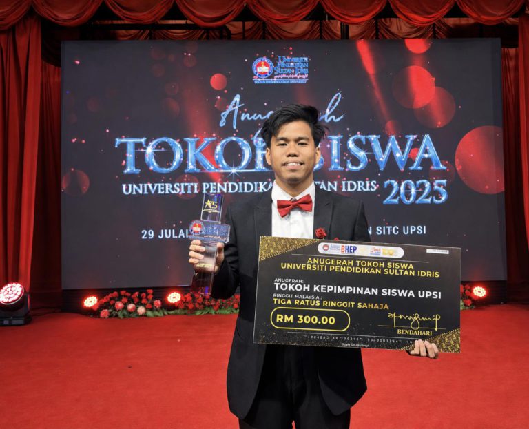 Mahasiswa Sabah Dinobat Sebagai Tokoh Kepimpinan Siswa UPSI 2025
