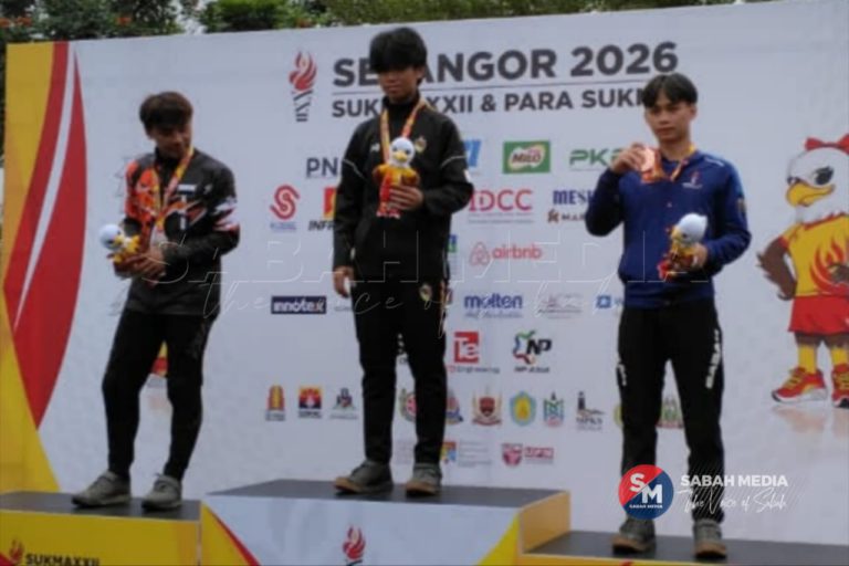 SUKMA XXII : Sabah raih gangsa pertama menerusi acara berbasikal