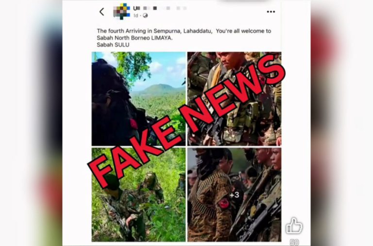 Tiada kejadian lelaki bersenjata masuk Semporna, Lahad Datu