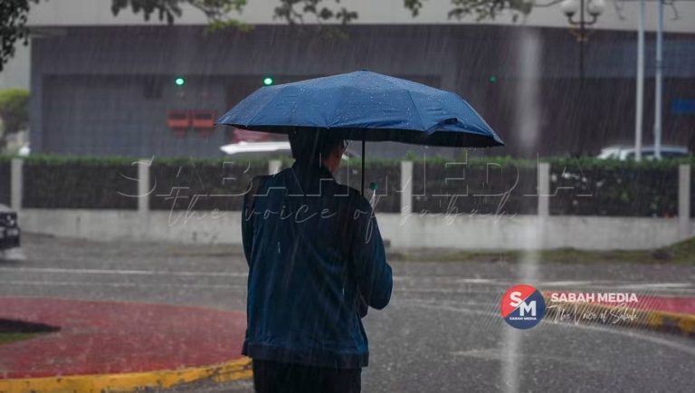 Ribut petir, hujan lebat dan angin kencang landa beberapa kawasan di Sabah