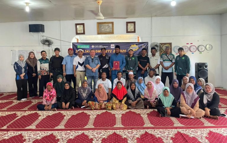 Projek solar PBNS, UMS manfaat 25 keluarga, masjid di Pulau Tigabu