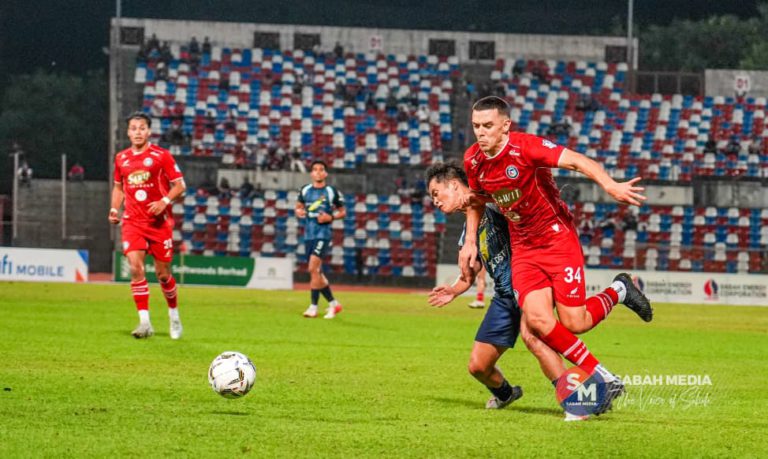 Liga Super : Sabah FC tumbang lagi di Likas, DPMM FC bawa pulang tiga mata