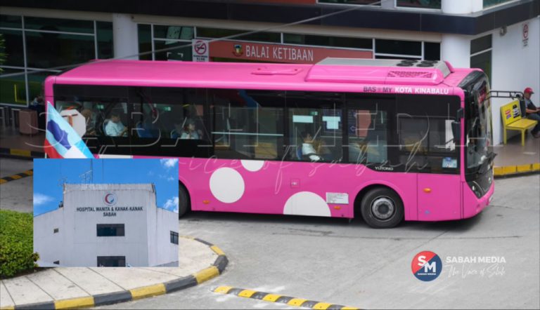 HWKKS antara lokasi baharu laluan ‘Bas Pink’ di Kota Kinabalu