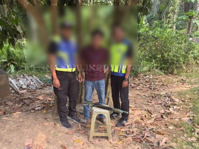 Warga asing ditahan bersama senapang angin guli buatan sendiri