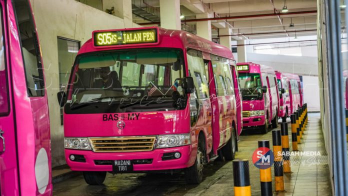 PERKHIDMATAN BAS PINK KOTA KINABALU