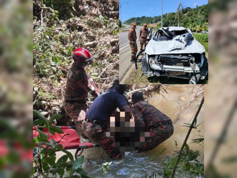 Lelaki maut  tercampak keluar kenderaan, hanyut arus deras